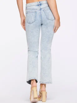Jessica Simpson Flirt High Rise Straight Crop In < Denim