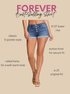 Jessica Simpson Forever Short In < Bottoms|Denim