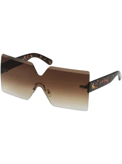 Jessica Simpson Frameless Shield Sunglasses In < Sunglasses