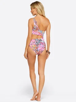 Jessica Simpson One Piece In Pink Multi< Swim|One Piece Swim