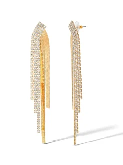 Jessica Simpson Fringe Dangle Earrings< Earrings
