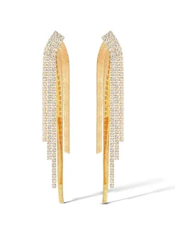 Jessica Simpson Fringe Dangle Earrings< Earrings