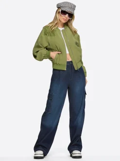 Jessica Simpson Fynn Bomber Jacket In < Jackets, Blazers & Kimonos|Sweaters