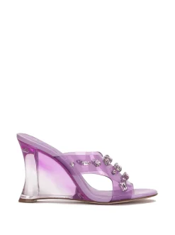 Jessica Simpson Ganisa Lucite Wedge In < Sandals|Wedges