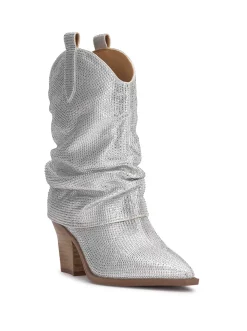 Jessica Simpson Gemorra Bootie In Silver< Boots & Booties