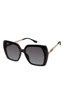 Jessica Simpson Geometric Metal Temple Sunglasses In < Sunglasses