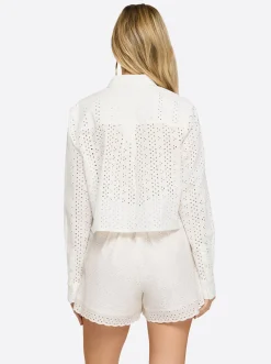 Jessica Simpson Giana Button Up Shirt In < Sets|Tops & Tees