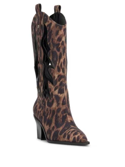 Jessica Simpson Ginika Western Boot In Leopard< Boots & Booties