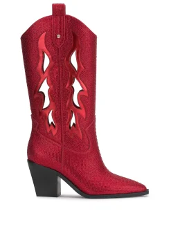 Jessica Simpson Ginika Western Boot In Red Muse< Boots & Booties