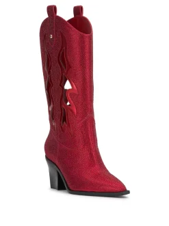 Jessica Simpson Ginika Western Boot In Red Muse< Boots & Booties