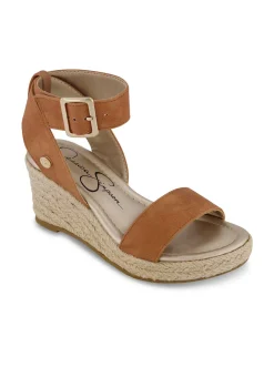 Jessica Simpson Girls' Asha Cuff Wedge Sandals In <Kids Kids