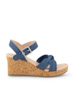 Jessica Simpson Girls' Asha Knot Wedge Sandals In <Kids Kids