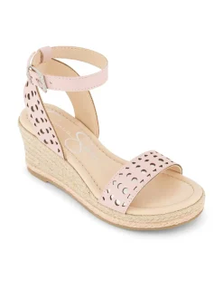 Jessica Simpson Girls' Asha Perforated Wedge Sandal In <Kids Kids