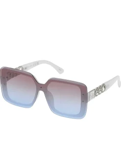 Jessica Simpson Glamorous Square Shield Sunglasses In < Sunglasses