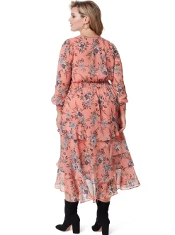 Jessica Simpson Harmony Maxi Dress In Floral Burst< Dresses