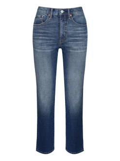 Jessica Simpson Harmony Straight High Rise Jeans In < Denim