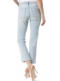 Jessica Simpson Harmony Straight High Rise Jean In < Bottoms|Denim