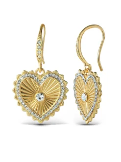 Jessica Simpson Heart Drop Earrings< Earrings