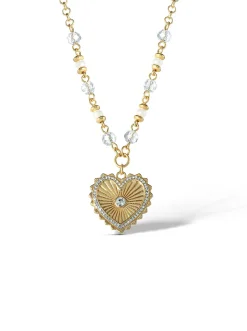Jessica Simpson Heart Necklace< Necklaces