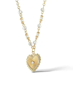 Jessica Simpson Heart Necklace< Necklaces