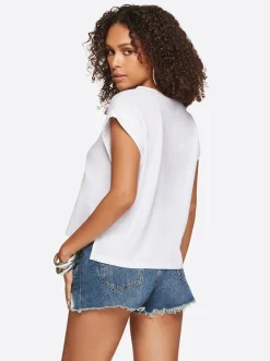 Jessica Simpson Hester Crop Tee In < Tops & Tees