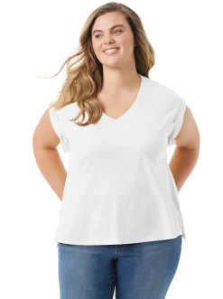Jessica Simpson Hester Crop Tee In < Tops & Tees