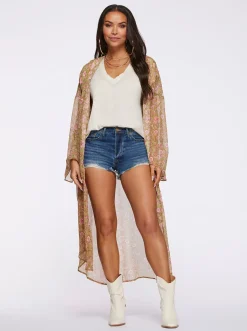 Jessica Simpson Hug Me High Rise Short In < Bottoms|Denim
