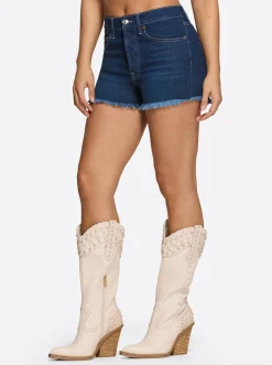 Jessica Simpson Hug Me High Rise Short In < Bottoms|Denim