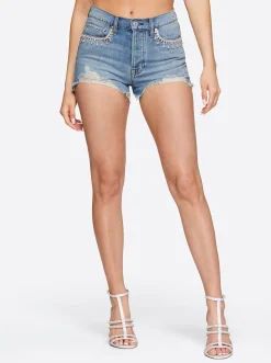 Jessica Simpson Hug Me High Rise Short In < Bottoms|Denim