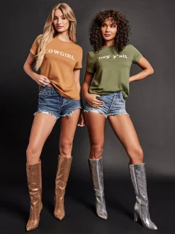 Jessica Simpson Ike Tee In < Tops & Tees
