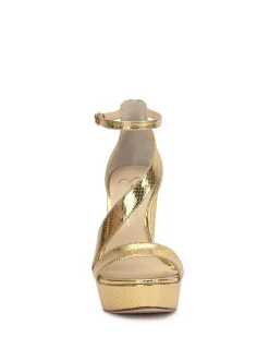 Jessica Simpson Iley Platform Sandal In Gold< Platforms|Sandals