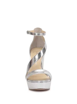 Jessica Simpson Iley Platform Sandal In Silver< Platforms|Sandals