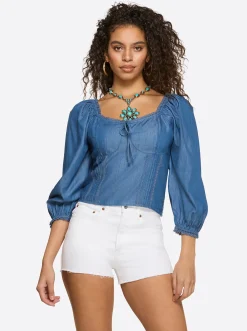 Jessica Simpson Illona Bustier Top In < Tops & Tees