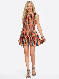Jessica Simpson Illora Tiered Mini Dress In < Dresses