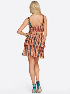 Jessica Simpson Illora Tiered Mini Dress In < Dresses