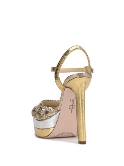 Jessica Simpson Inaia Braided Platform Sandal In Gold< Platforms|Sandals