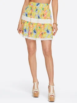 Jessica Simpson Indira Tiered Skirt In < Bottoms|Sets