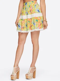 Jessica Simpson Indira Tiered Skirt In < Bottoms|Sets