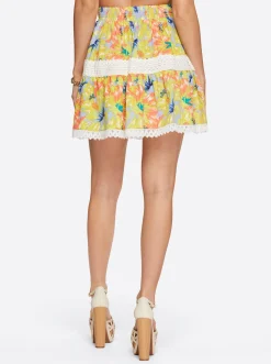 Jessica Simpson Indira Tiered Skirt In < Bottoms|Sets