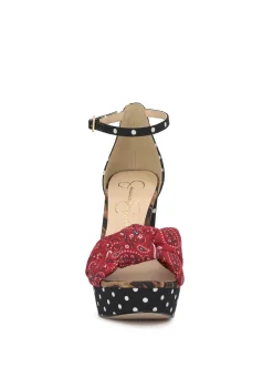 Jessica Simpson Islyn Platform In Red Muse< Platforms|Sandals