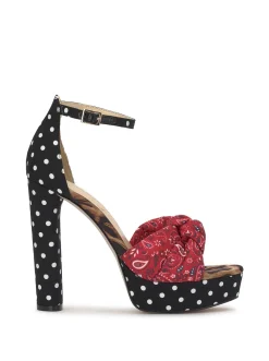 Jessica Simpson Islyn Platform In Red Muse< Platforms|Sandals