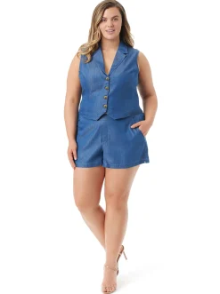 Jessica Simpson Jacinda Tailored Short In Lovey Dovey< Bottoms|Sets