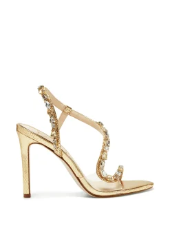 Jessica Simpson Jaycin High Heel In Gold< Sandals