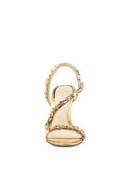 Jessica Simpson Jaycin High Heel In Gold< Sandals