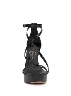 Jessica Simpson Jewelria Platform Sandal In Black< Platforms|Sandals