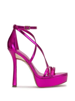 Jessica Simpson Jewelria Platform Sandal In Pink< Platforms|Sandals