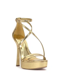 Jessica Simpson Jewelria Platform Sandal In Gold< Platforms|Sandals
