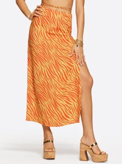 Jessica Simpson Jildie Slip Skirt In < Bottoms|Skirts