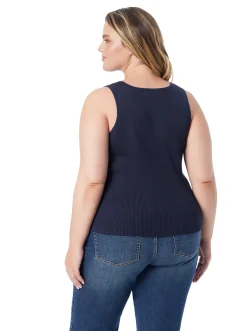 Jessica Simpson Johanna Lace Up Tank In < Tops & Tees