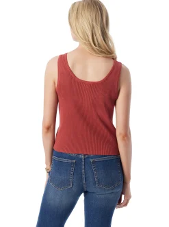 Jessica Simpson Johanna Lace Up Tank In < Tops & Tees